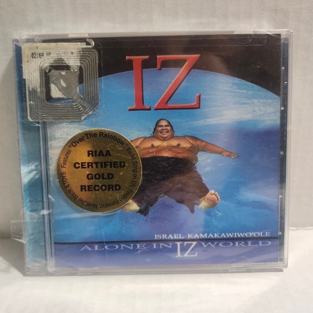 Israel Kamakawiwo'ole IZ Alone in IZ World CD 2001 Factory Sealed